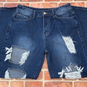 SHEIN woman’s distressed jeans size L
